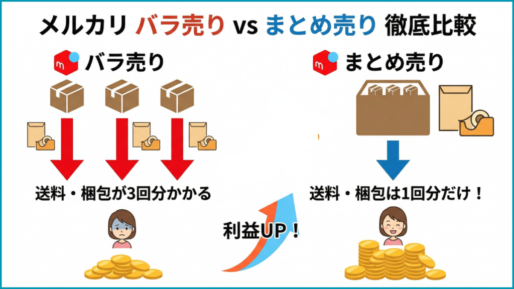 裏ワザ②:まとめ売りでコスト削減