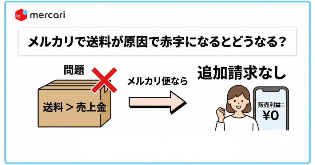 メルカリで送料が原因で赤字になるとどうなる？