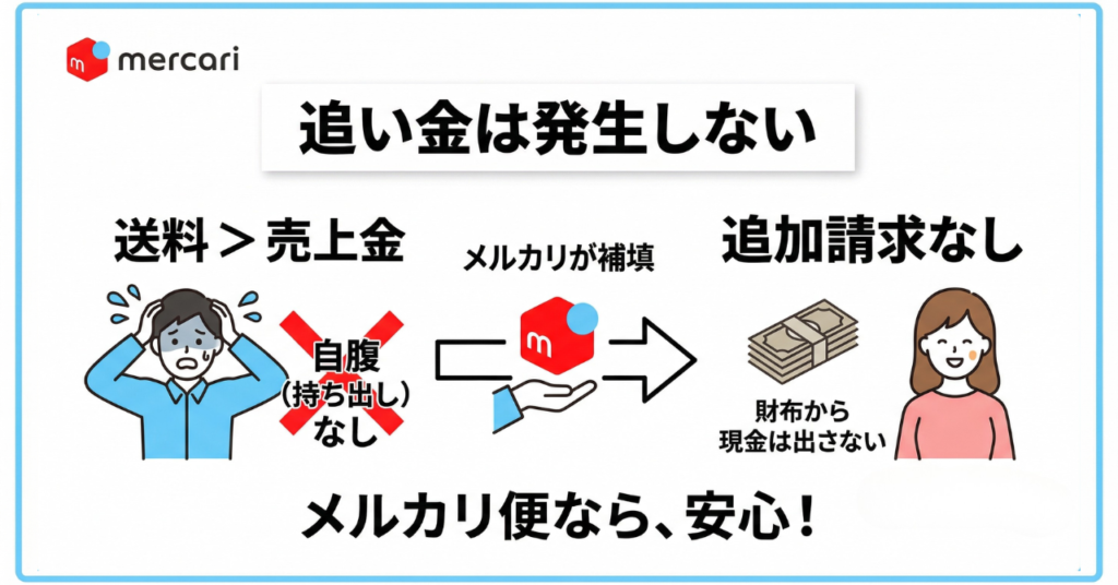 追い金は発生しない