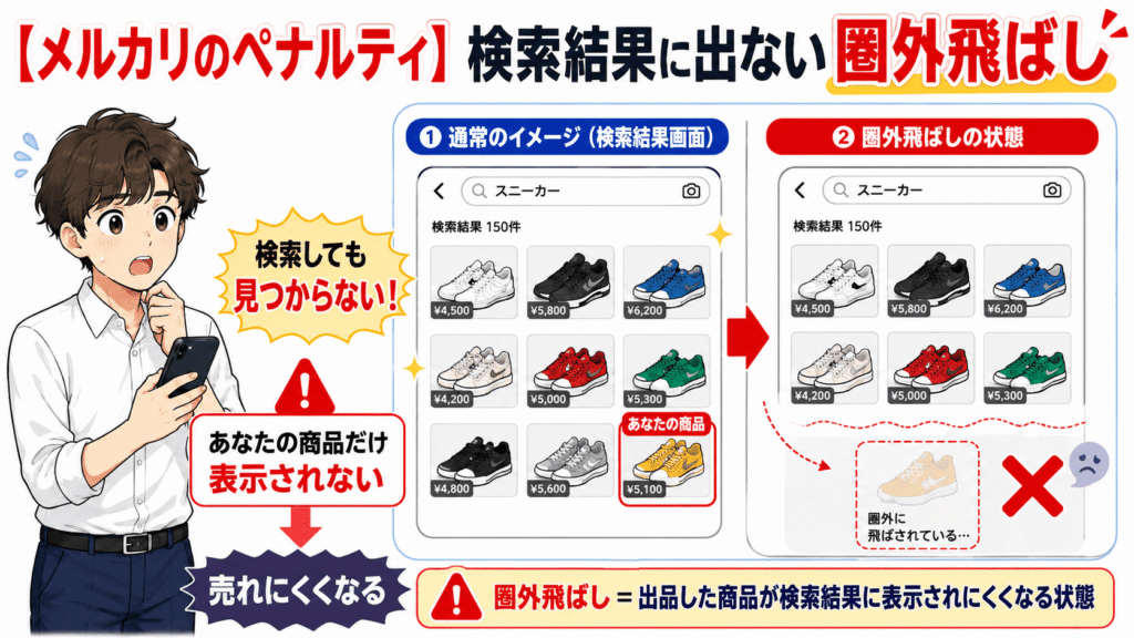 検索結果に出ない圏外飛ばしの仕組みを解説する図解