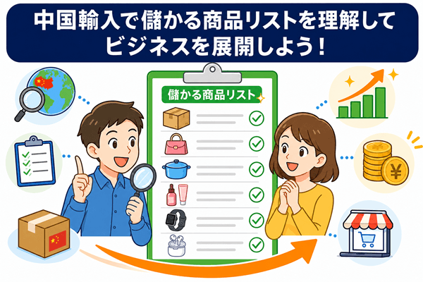 中国輸入で儲かる商品リストを理解したうえでビジネスを展開しよう!
