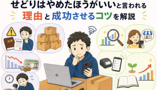 せどりはやめたほうがいいと言われる理由と成功させるコツを解説