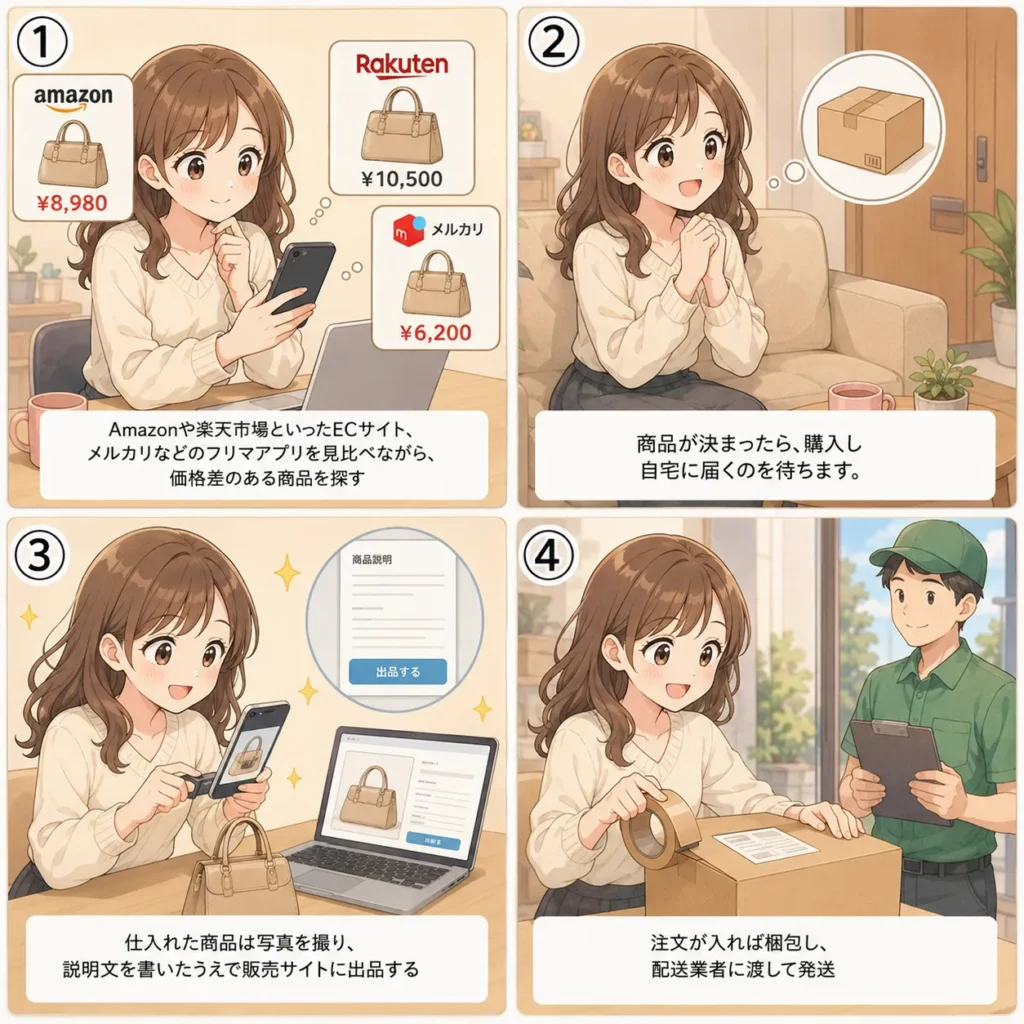 電脳せどりの流れ