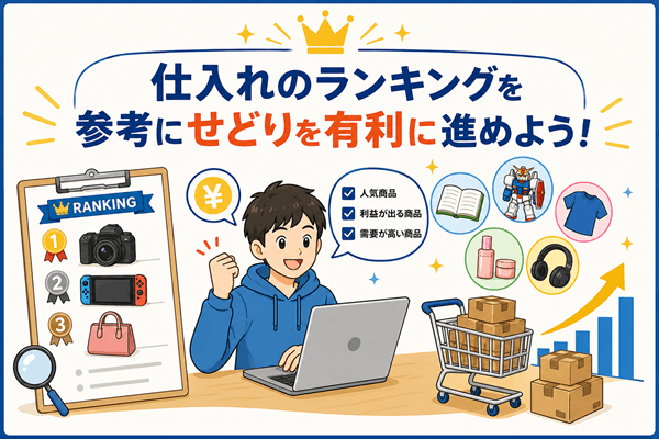 仕入れのランキングを参考にせどりを有利に進めよう！
