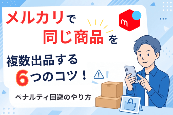 メルカリで同じ商品を複数出品する6つのコツ！ペナルティ回避のやり方
