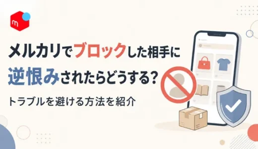 メルカリでブロックした相手に逆恨みされたらどうする？トラブルを避ける方法を紹介