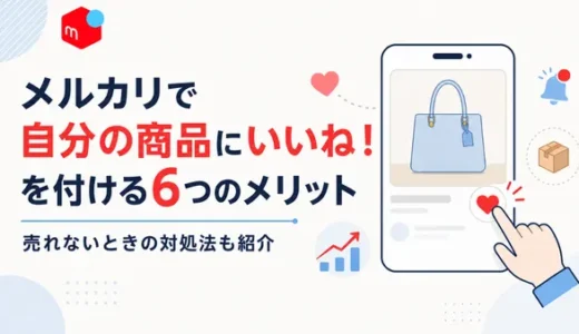 メルカリで自分の商品にいいね！を付ける6つのメリット｜売れないときの対処法も紹介
