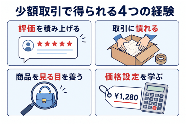 メルカリで500円の商品を出品して得られるメリット4選